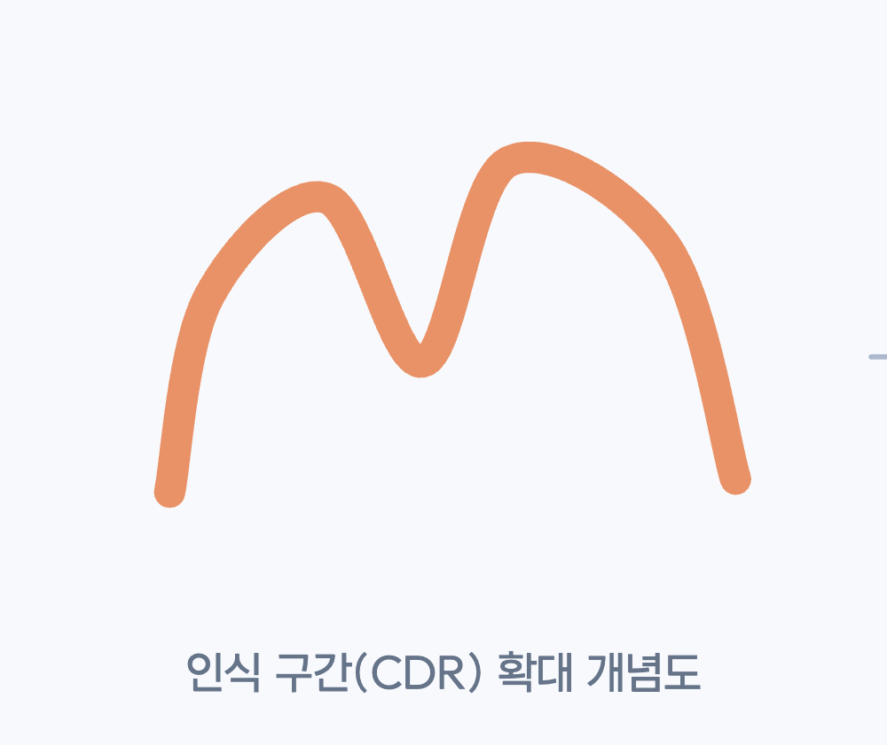 인식 구간 지정 설명용 분자 그림